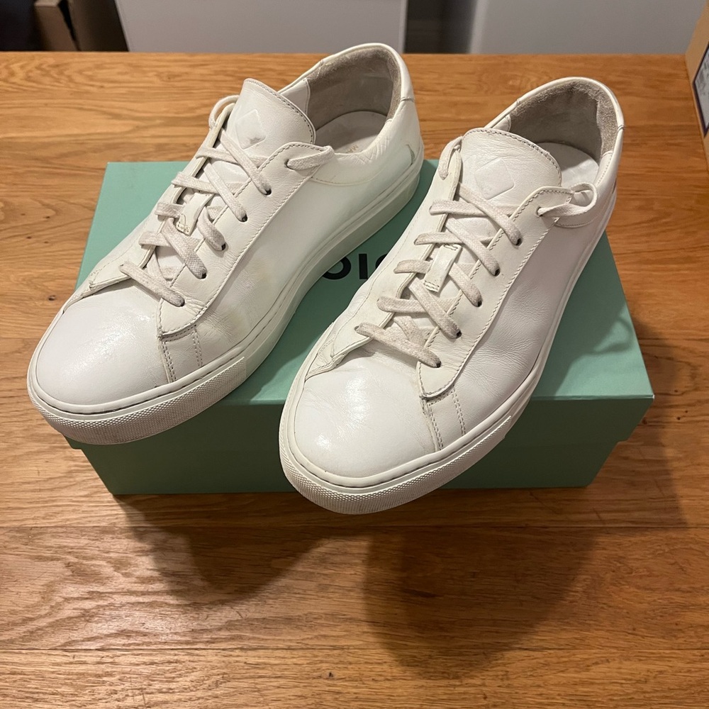 KOIO White Leather Men's Sneakers